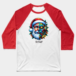 Merry Christmas Santabot Baseball T-Shirt